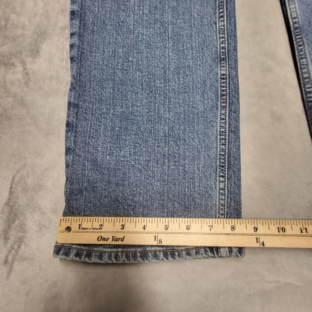 Arizona Jean Co Jeans Mens 38x34 Blue Relaxed Straight Stretch Denim Medium Wash - Picture 5 of 9